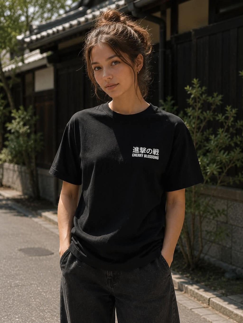 Black Demon Woman T-Shirt